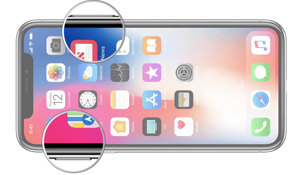 Comment faire une capture d'écran sur le Apple iPhone X