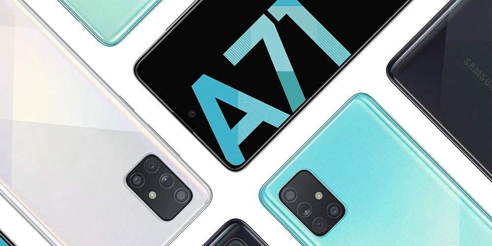 Le Samsung Galaxy a71…Un grand Smartphone moyenne gamme de haut niveau