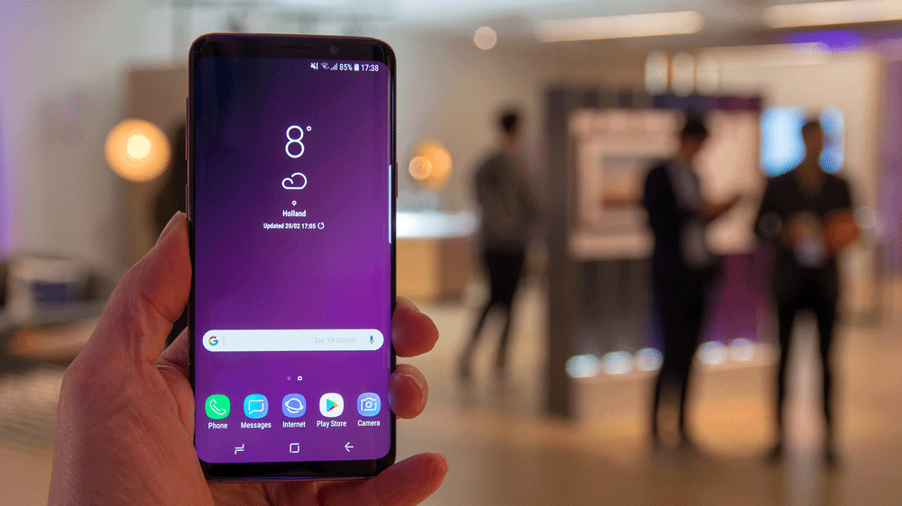 scintillement ecran Galaxy S9
